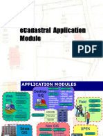 eCadastral Application Modules