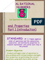 Rational Numbers and Properties