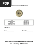 The University of Faisalabad: Department of Electrical Engineering Technology