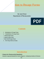 Dosage Forms PC I