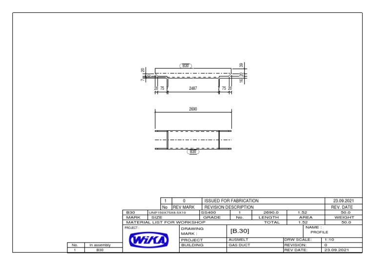 B - 30-PROFILE - Rev 0 | PDF