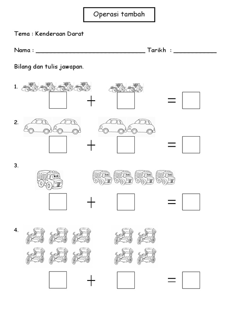 Contoh Kertas Soalan Matematik Tahun 1 Sjkt