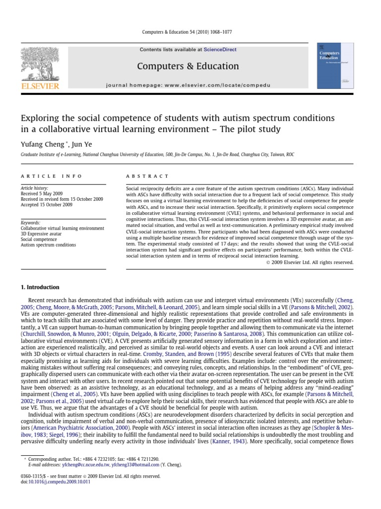 16-Exploring The Social Competence of Students With Autism Spectrum ...