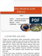 Branding Produk Kopi Toraja - Elda Alnisa Putri - Npm. 20103161201092