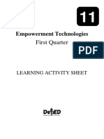 Empowerment Technologies: First Quarter