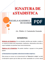 Estadistica Descriptiva (Economía) Clase-01