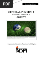 General Physics 1: Gravity