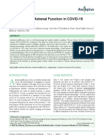 Assessment of Adrenal Function in COVID-19