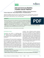 Membrane Potential and Immune Stability Assessment in Prostate Cancer Patients