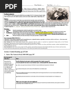 Guided Reading & Analysis: The Union in Peril, 1848-1861 Chapter 13