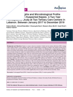 Bacterial Meningitis and Microbiological Profile in Neonates With Suspected Sepsis: A Two Year Retrospective Study at Two Tertiary Care Centers in Lebanon. Between January 2017 To December 2019