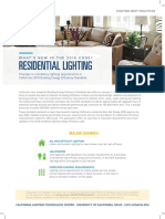 Residential Lighting: What'S New in The 2016 Code?