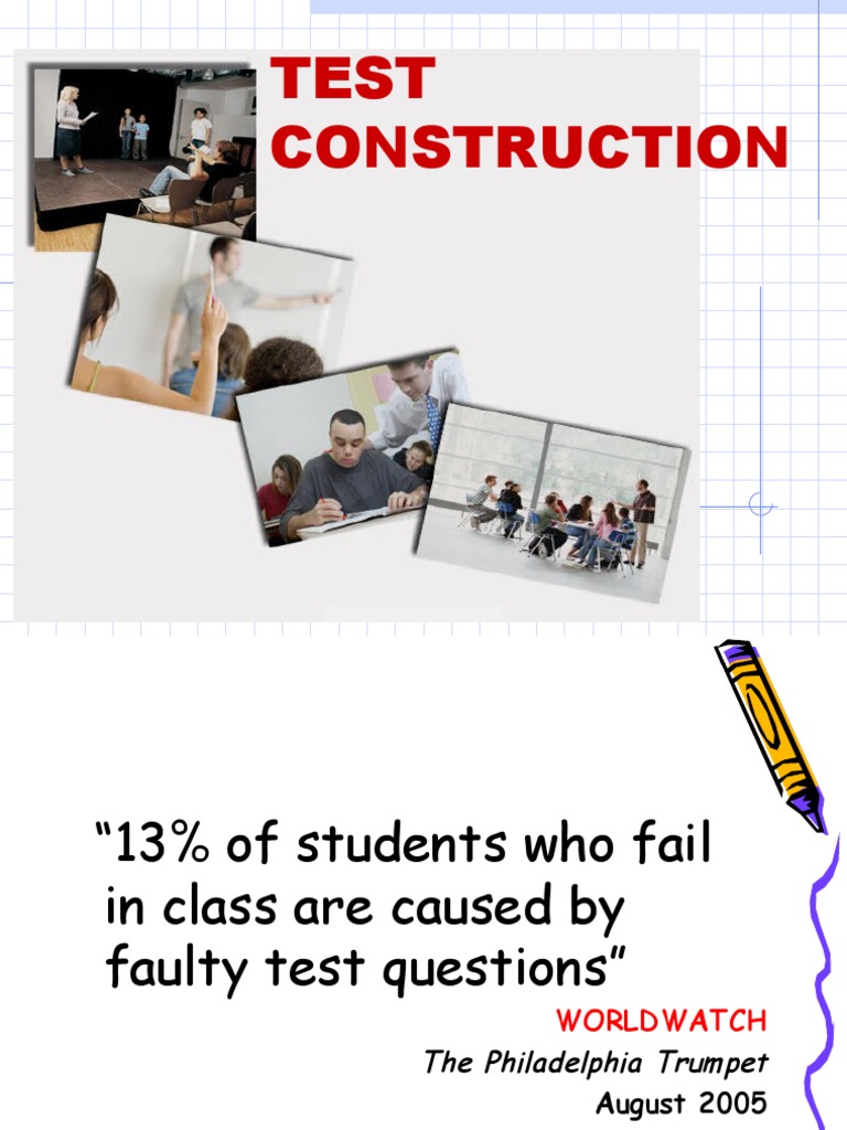Test Construction - Quipper | PDF | Multiple Choice ...