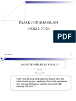 Bab 6 Pajak Penghasilan Pasal 23 & 26