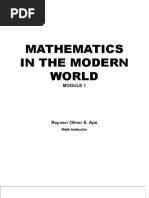 MODULE 1 Mathematics in The Modern World