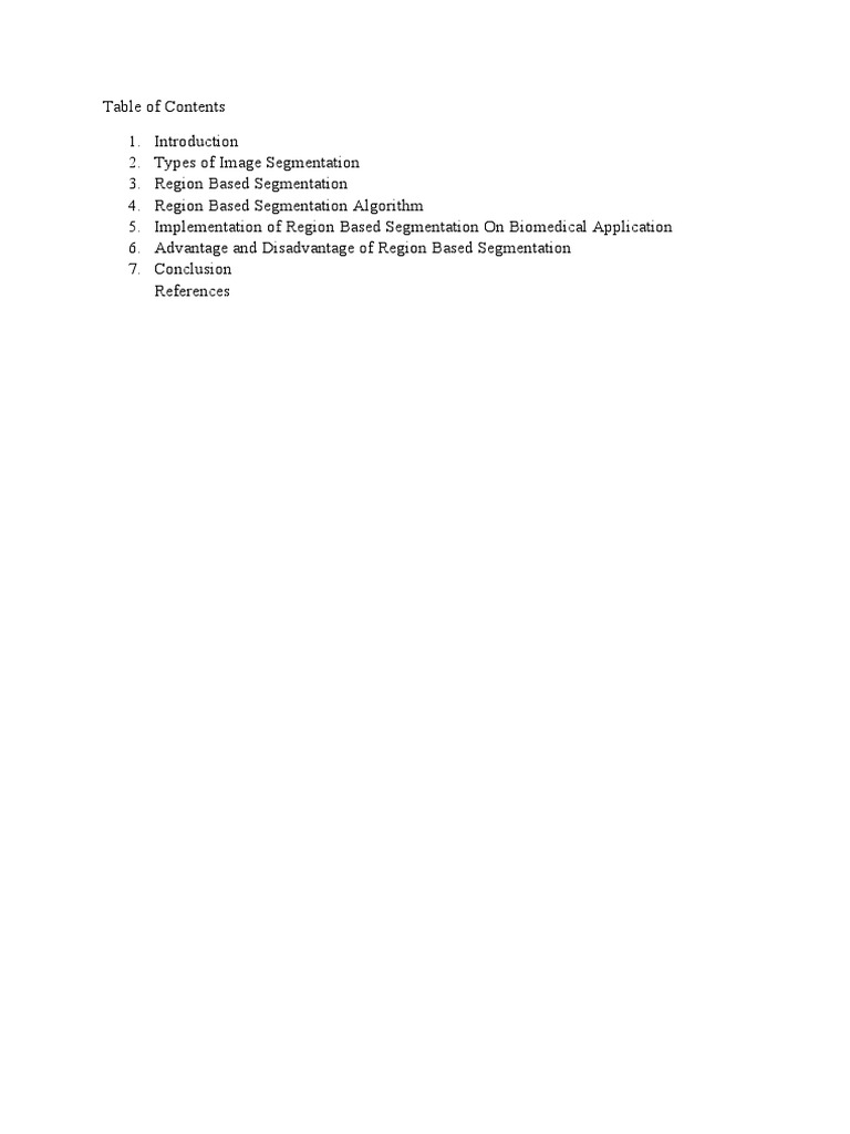 Region-Based Segmentation in Biomedicine | PDF | Image Segmentation ...
