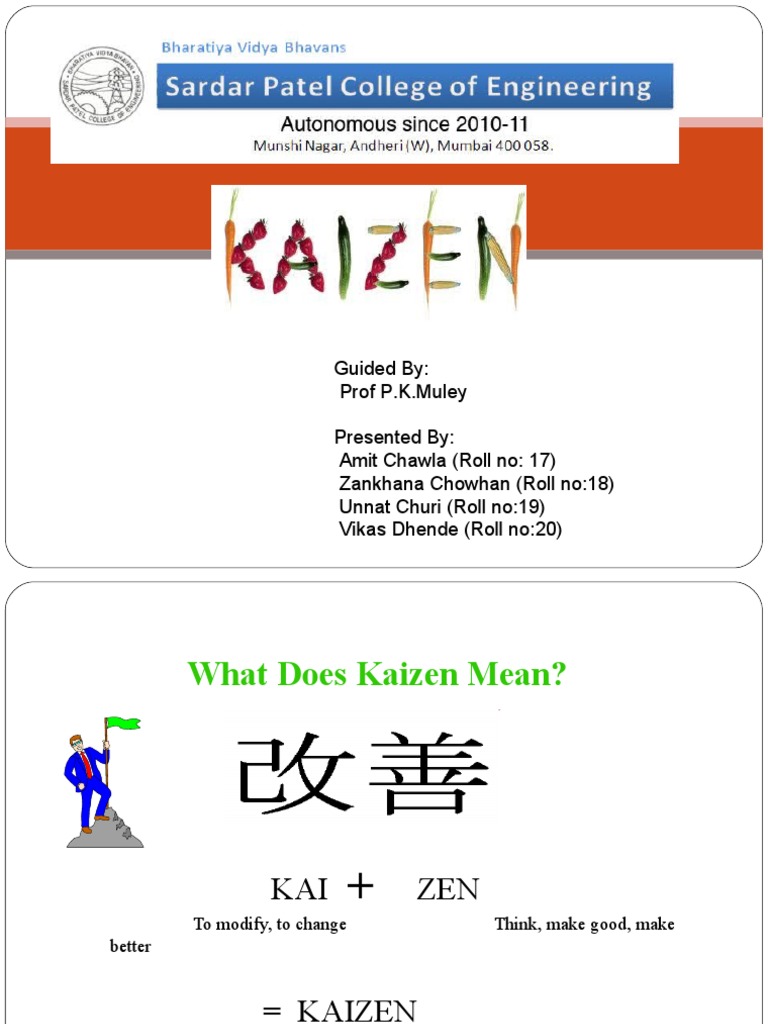 Understanding Kaizen Principles | PDF | Business Process | Economies
