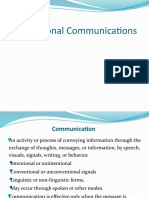 Communications 1