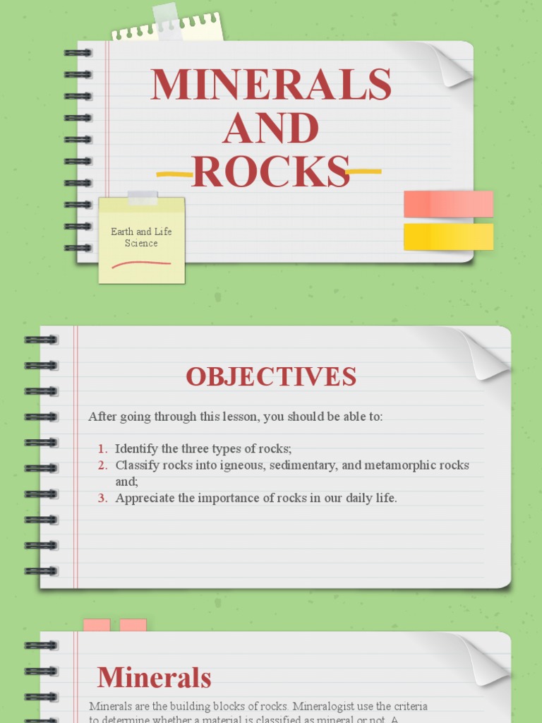 Understanding Rocks and Minerals | PDF | Rock (Geology) | Igneous Rock