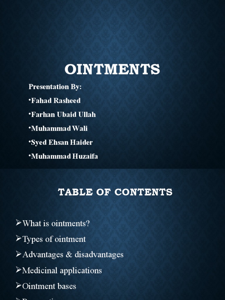 Ointment PDF