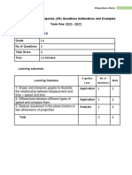 Physics-English: G11 Constricted Response (CR) Questions Instructions and Examples Term One 2021-2022