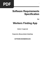 Software Requirements Specification: Version 1.0 Approved