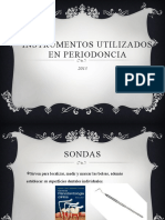 Instrumentos Utilizados en Periodoncia