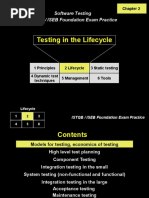 Testing in The Lifecycle: Software Testing ISTQB / ISEB Foundation Exam Practice