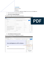 How To Add Signature To PDF Document