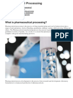 Pharmaceutical Processing