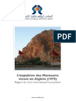 l'expulsion des marocains vivant en Algérie