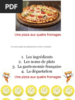 Une Pizza Aux Quatre Fromage