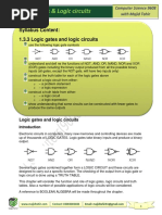 Logic Gates Logic Circuits