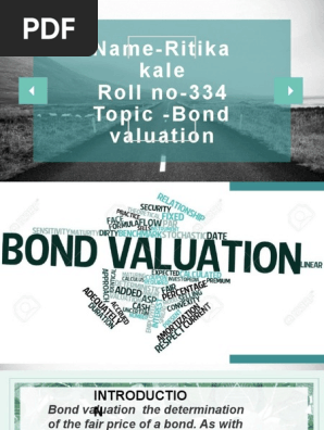 BOND VALUATION