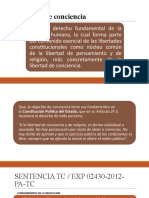 Objeción de Conciencia Y SENTENCIA 00895