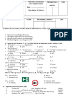 English Test Review