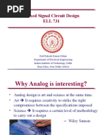 Mixed Signal Circuit Design ELL 731