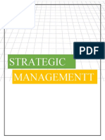 Strategic Managementt