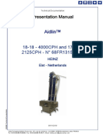 Presentation Manual: 18-18 - 4000CPH and 1700 To 2125CPH - #68FR1315CF01