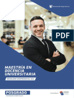 Maestría en Docencia Universitaria