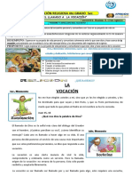 EDUCACIÓN RELIGIOSA 4to GRADO Sec La Vocación