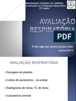 AVALIAÇãO RESPIRATÓRIA