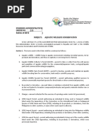 Fisheries Administrative) ORDER NO. - 233 - : Series of 2010) Subject: Aquatic Wildlife Conservation