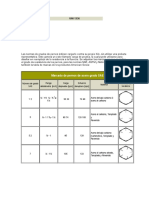 Tablas de Tornillos