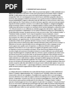RIASSUNTO IL MODERNISMO ITALIANO