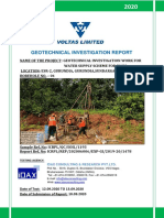 Geotechnical Investigation Report: Date of Test: 12.09.2020 TO 13.09.2020