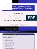 Weakly Linear Systems of Fuzzy Relation Inequalities and Equations