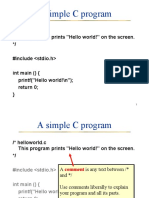 A Simple C Program