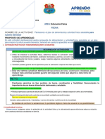 3º y 4º Ee - Ff. Tarea Semana 21