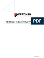 Friedman Employee Safety Manual Overview